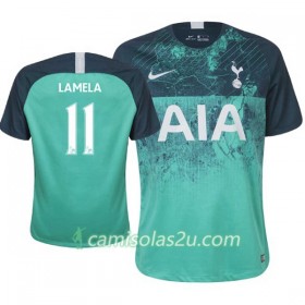 Camisolas de Futebol Tottenham Hotspur Lamela 11 Equipamento 3ª 2018/19 Manga Curta